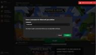 The "failed to create profile" error in Minecraft's launcher (Image via Mojang)